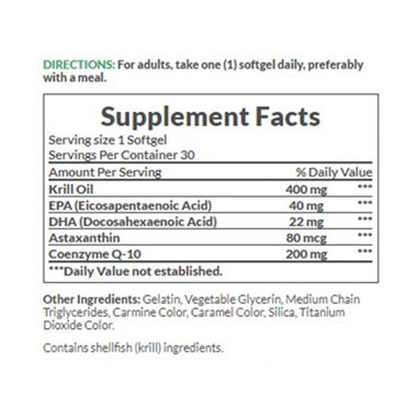 Nature's Bounty Krill Oil 500mg Rapid Release Softgels